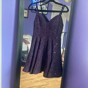 Hoco dress purple